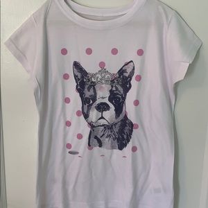 French bulldog with tiara